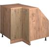 Vicco Mobile cucina angolare per sottotetto R-Line, Rovere artigianale, 75.6 cm con 1 porta, carcassa dell'armadio profondità 60 cm