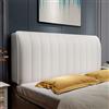 rackbone Copri testata letto matrimoniale Antivegetativa/resistente all'usura/traspirante - Nuovo tessuto copri testata letto matrimoniale - Copritestata letto Stile tecnologico (Bianco, 180)