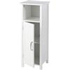 GIANTEX Armadietto da Terra con 3 Ripiani Regolabili in Altezza, Mobiletto Multiuso a Colonna per Soggiorno, Cucina, Corridoio, Camera da letto,Bagno, 30x30x80 cm (Bianco)