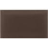 DecoNest Testiera Cuscino da parete decorazione da parete pannello acustico pannello da parete 3d lusso moderno imbottito 60 x 40 cm Marrone