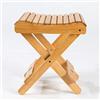 Derefine Sgabello Pieghevole in Legno di Bambù Sgabello Portatile per la Casa Sgabello per Doccia Multifunzionale per Bagno Sgabello Quadrato(#1)