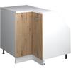 Vicco Mobile cucina angolare per sottotetto R-Line, Rovere artigianale, 75.6 cm con 1 porta, carcassa dell'armadio profondità 60 cm