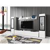 Muebles Slavic Set di mobili da soggiorno, set di mobili RTV, 4 pezzi, mobili moderni per soggiorno, armadietto da parete, mobili soggiorno