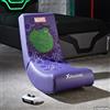 X Rocker X-Rocker Sedia da gioco ufficiale Marvel Hulk Video Rocker per ragazzi, sedile a dondolo pieghevole, con licenza ufficiale Marvel, sedile da gioco in ecopelle, per bambini Hero - Incredibile edizione