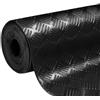 KARAT - Tappeto in gomma antiscivolo - corridore in gomma - Tappeto da pavimento effetto lamiera ondulata - Rivestimento resistente da -30°C a +69°C, spessore 3 mm modello Karo motivo quadrato 150x300
