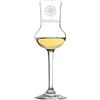 polar-effekt - Elegante bicchiere da grappa Stölzle Lausitz, 87 ml, di alta qualità, effetto soffiato a bocca, con incisione personalizzabile, idea regalo per compleanno, motivo bussola elegante