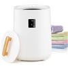 RELAX4LIFE 18 L Scaldasalviette Elettrico Bagno con Display LED, Riscaldamento Rapido, Spegnimento Automatico, Secchio Portatile, Scalda Asciugamani, Coperte, Vestiti, Calze per Spa, Casa (Bianco)
