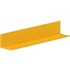 Brigros - Mensola Da Muro In Metallo Design Moderno Per Libri, Quadri E Oggetti Decorativi, Mensole Da Parete Resistenti In Vari Colori E Dimensioni In Acciaio Verniciato (Senape, 70x13x12 cm)