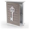 GICOS SRL Portachiavi Parete Legno 20 x 5.8 x 24 cm c Porta Decoro Chiave Home