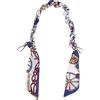 KAILIKETIY Manico per Borsa 17,7 Pollici Catena in Metallo Foulard in Seta Tracolla Elegante Accessorio Decorativo Resistente per Borsetta da