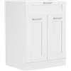 VCM Mobile da Cucina Larghezza 60 cm cassettiera Cucina mobili Cucina casa di Campagna Colura Mobile da Cucina Larghezza 60 cm cassettiera Cucina mobili Cucina casa di Campagna Colura Bianco