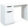 Inter Link - Scrivania con cassetto e anta laterale - bianco - 115 x 76 x 55 cm - Westphalen 1T1S