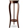 bixard.com Tavolino portafiori in legno massello di faggio, Legno, MAHOGANY, 28x75