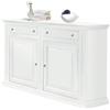 Mar.c.a. Design - Credenza Arte Povera in Legno 177x48x110 cm con 2 Ante e 2 Cassetti - Madia Legno Made in Italy