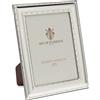 SEC OF FLORENCE 7223/13x18IT Cornice Portafoto in Argento Massiccio 925 con Retro in Legno Mogano