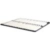 Vente-unique-Rete a doghe 140 x 190 cm -2x19 doghe - smontato senza piedi - Nero - KALISTA