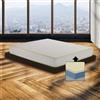 Comfy Line Materasso memory foam singolo 80X200 Cm, Materasso semirigido ortopedico contro il mal di schiena ALTO 20 Cm | Materasso memory che NON SI SCALDA con imbottitura anallergica - MOD. MEMORY20