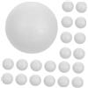 HOMSFOU 120 Pezzi Palline Polistirolo 4Cm per Bambini Fai da Te Materiale Artigianato Decorazioni Natalizie e Progetti Creativi