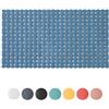 Inbagno Tappetino Antiscivolo Doccia Blu Pastello 40x73 cm in plastica, Retro con Ventose Aderenti, Spring