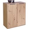 Totò Piccinni Toto Piccinni Mobile Contenitore Base Multiuso (Rovere Artisan, 2 Ante)