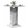 MOBCANT Tavolo da Bistrot Grigio Sonoma 60x60x75 cm Legno Multistrato, Tavolo consolle Tavoli ristorante Tavoli bar alti Tavolino da balcone Geeignet für Appartamento Hotel Soggiorno Sala da pranzo