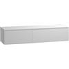 Vente-unique - Mobile sotto lavabo sospeso L150 cm Bianco - ISAURE II