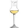 polar-effekt - Elegante bicchiere da grappa Stölzle Lausitz, 87 ml, di alta qualità, effetto soffiato a bocca, con incisione personalizzabile, idea regalo per compleanno, motivo planisfero