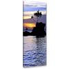 Feeby Quadro Canvas Tramonto Decorazione murale Mare Blu 30x90 cm