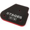 Stage6 Cartuccia Filtro Aria A Doppio Strato Stage6 Per Minarelli Orizzontale (Mbk Nitro/Yamaha Aerox)