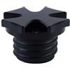 Hsthe Sea Tappo del serbatoio del carburante ventilato compatibile con Harley Sportster XL 883 1200 / Dyna / Softail con filettatura destra, stile Holy Cross (nero)