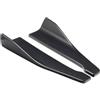 SAUANMNKTP Spoiler frontali per auto Per Bmw F20 Per Civic 2008 Serie 1 Per Clio 4 Universal Car Gonna Laterale Paraurti Spoiler Splitter Protector Spoilers Labbro Paraurti Anteriore(Carbon)