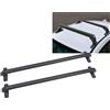 HauTour Barre portapacchi per auto, 110 cm, 2 pezzi, barre trasversali in alluminio con 2 chiavi, portatutto universale, portata 75 kg, barre portapacchi per portapacchi per auto, con serratura
