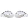 SIJYG1 Coperchio Specchietto Laterale Tipo Pasta Guscio Specchietto Retrovisore Per Ford Per Focus MK4 2019-2024 Calotta Specchio Retrovisore(Argento galvanizzato)