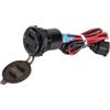 DWZSRJLW Adatto for H-NDA XL750 Transalp 750 CRF Africa Twin 1000 1100 QC3.0 Caricabatterie USB 12V Presa di corrente Connettore Cavo Doppia presa USB Pezzi di ricambio per motociclette(USB Charger Cable)