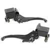 Zohisin Kit Frizione e Freni Idraulici per Moto 250cc Manopole Posteriore Anteriore Sinistra Destra Pompa Freno con Serratura Parcheggio Manubrio 22mm GY6