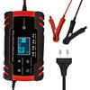 NGHSDO Carica Batteria Auto Completamente automatico batteria Car Charger 12V 8A 24V 4A intelligente di ricarica rapida for AGM GEL WET caricabatteria display Caricabatterie Auto (Color : 1)