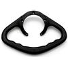 KTGCOZS Maniglia per serbatoio del carburante per moto, maniglia per passeggero, per K-awasaki ZR/Z800 Z750 Z1000 Z1000SX ZX6R ZX10R (nero)