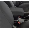 Drive Design Bracciolo PREMIUM compatibile per 500L RESTYLING (Maggio 2017-2022) in TESSUTO NERO - REGOLABILE IN LUNGHEZZA bracciolo compatibile 500L