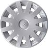 Rixto Kit di 4 copricerchi adattabili - per CITROEN C3 / BERLINGO - diametro 15 - non originali