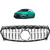 LLCTOOLS Griglia radiatore nero lucido compatibile con Mercedes CLA 117 16-19 Sport-Panamericana GT