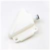 BHYShop ABS Plastica Bianco Refrigerante Serbatoio Serbatoio liquido di raffreddamento per Yamaha YZF R1 2007-08