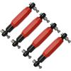 trailer parts4u Ammortizzatore ruota rosso 2000 3500 kg rimorchio asse adatto per Alko Octagon Plus (4X)