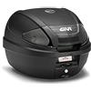 Givi E300NT2 Bauletto in rilievo nero con riflettori affumicato