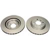 QUARO 2x QUARO Disco freno QD3811 anteriori, vorne per DACIA SANDERO