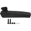 Zohisin Bracciolo sedile auto nero bracciolo sedile regolabile da 0 a 120 gradi bracciolo destro per camper compatibile con Iveco montaggio lato destro sedile conducente o passeggero, attacco da 55 mm