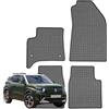 W-Parts SERIE 4 TAPPETI - TAPPETINI IN GOMMA NERI PER CITROEN C3 Aircross 2024> IBRIDA