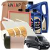 kW&HP KIT TAGLIANDO 4 FILTRI CON OLIO MOTORE ORIGINALE 8LT LITRI 5W30 COMPATIBILE CON MASTER III FURGONE PIANALE PIATTO/TELAIO 2.3 DCI