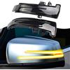Hacreyatu Indicatori di direzione dinamici a LED per specchietti retrovisori laterali per Mercedes-Benz W176 W246 W212 W204 CLA C117 GLA GLK W221 CLS W218 (Giallo)