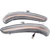 Malcayang Indicatore di direzione dinamico dello specchietto retrovisore posteriore Indicatore lampeggiante sequenziale Lampada di ricambio per Peugeot 208 Citroen C3 C4 2012-2021（Trasparente）