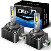 Generico D3S LED Lampadina, per Auto a Prova di Errore Canbus 36000LM 100W Auto D3S Xenon Kit, 6500K Lampadine Per Fari, Sostituisci Lampadine Allo Xeno HID OEM Plug and Play - 2 Lampade (D3S-36000LM)